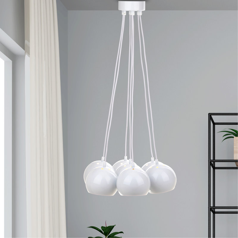 Otero 7 - Light Cluster Pendant, White