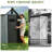 6X4ft Outdoor Resin Storage Shed With Transparent Windows & Louvered Vents, Plastic Tool Shed With Double Lockable Doors & Gable Roof, Outside Garden Shed For Backyard, Patio, Lawn, Gray-124356813-124356812