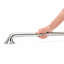 Barre d'appui en acier inoxydable poli Modern Classic 12 po ADA Finger Grip-124175785-124175786