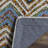 Airion Hand Tufted Wool/Cotton Chevron Rug in Beige/Blue-364010795