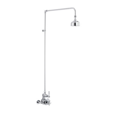 Alexzandre Twin Thermostatic Shower with Fixed Shower Head