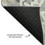 Tapis gris Cerrito lavable à la machine de qualité supérieure-105689083