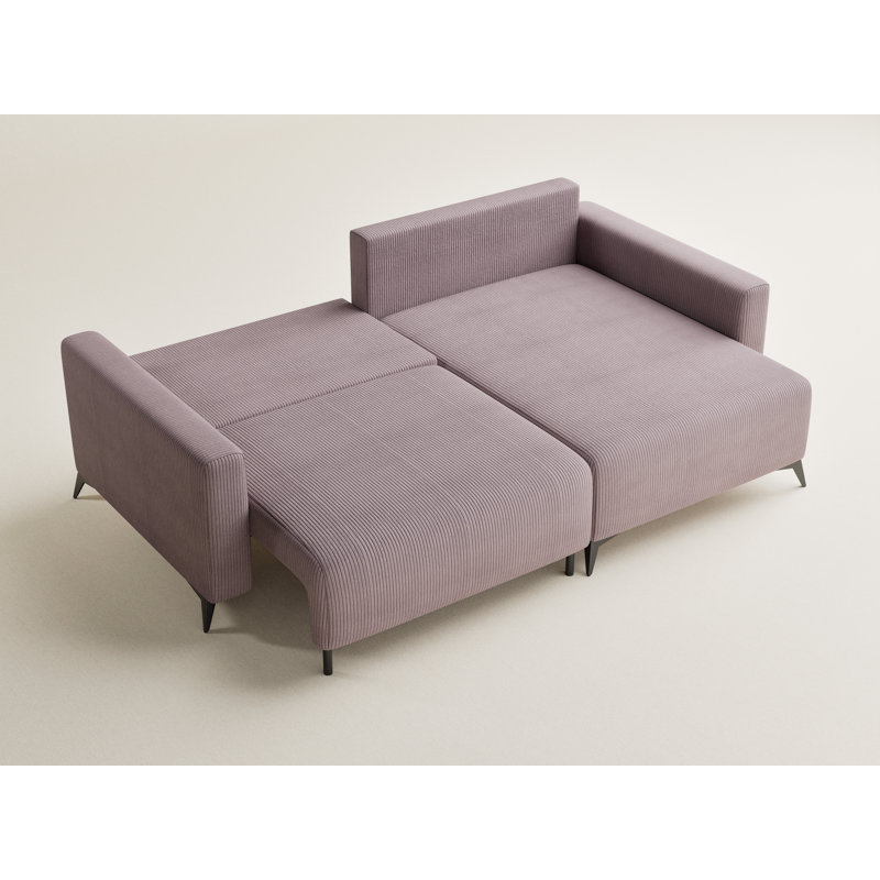3 Seater Reclining Corner Sofa with Storage, Right Hand Facing, Beige Chenille