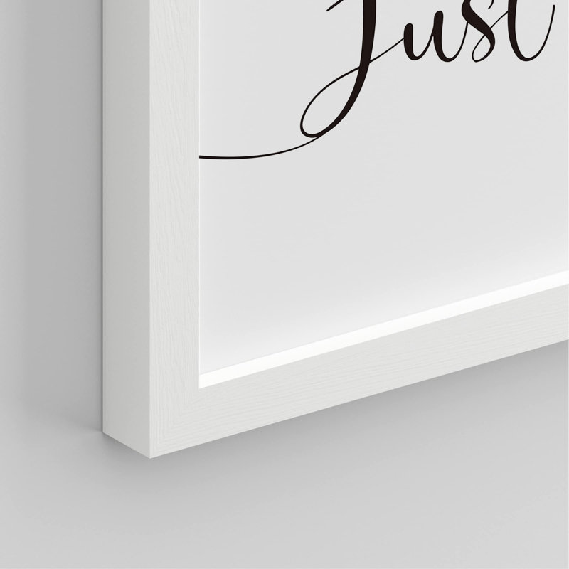 Just Breathe Inhale Exhale, Blanc, H 10 po x l 8 po