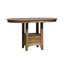  Table de pub Karpinski avec rallonge et rangement de 18 po