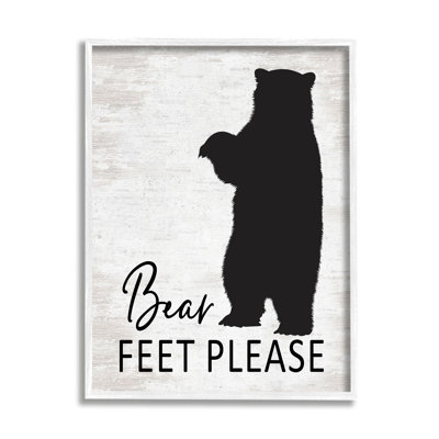 Pieds d'ours enlever les chaussures