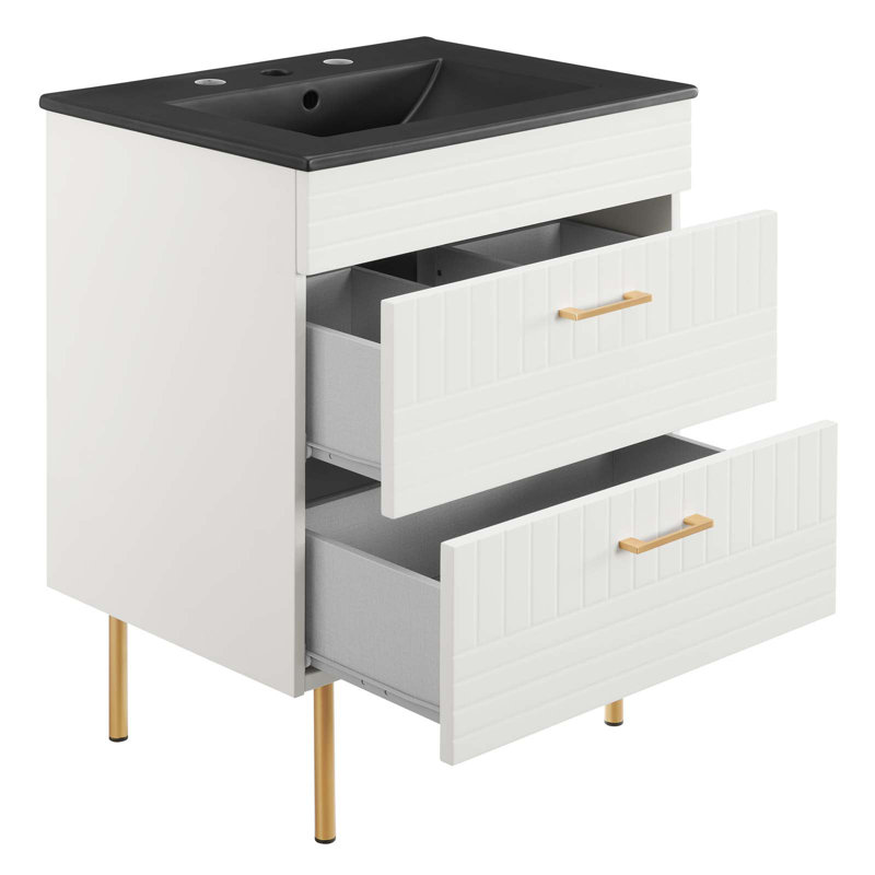 Meuble-lavabo 24 po Day Break par Modway, Blanc