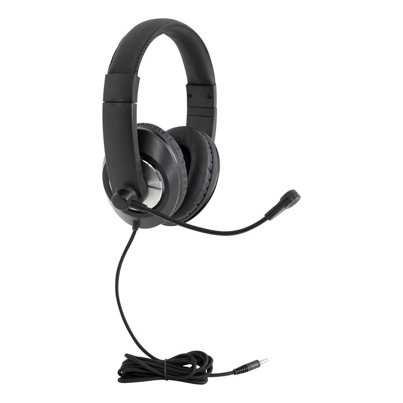 Casque d'école avec microphone et prise mobile