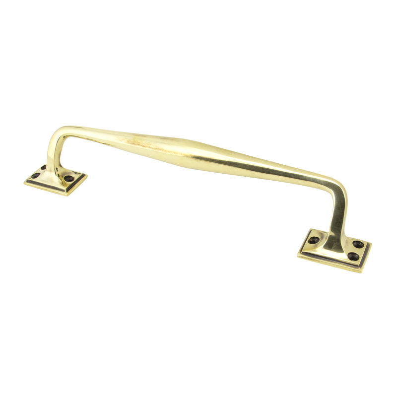 Art Deco Pull Handle, Aged Brass