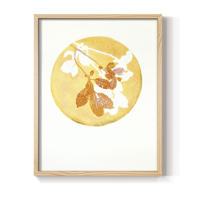 «Keep it Simple», reproduction encadrée - bois massif, H 15 po x l 12 po, Naturel
