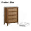 Commode 4 tiroirs Vichy