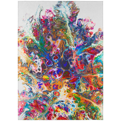 Chenille Abstract Rug