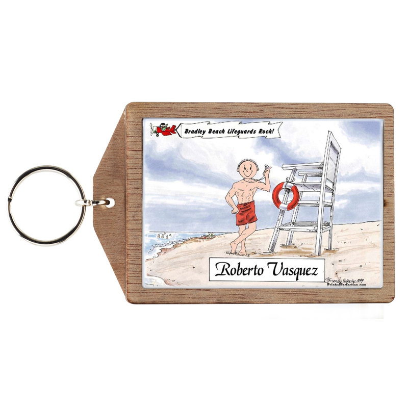 Bouée de sauvetage personnalisée - Porte-clés mâle