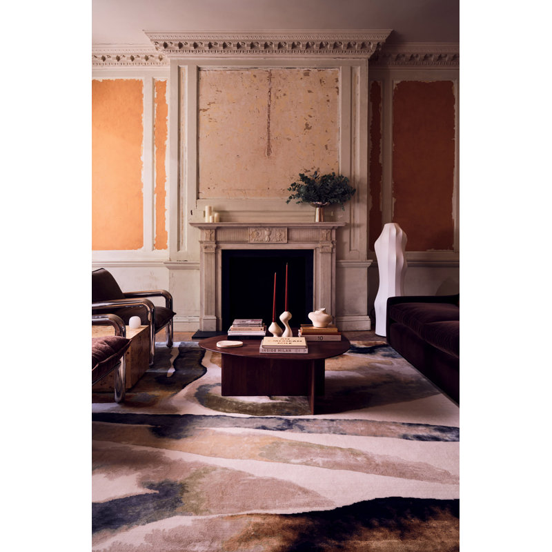 Kali Umber Area Rug, Rectangle 5' x 7'6"