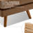 Havens 84'' Mid-Century Modern Upholstered Sofa, Solid Wood Frame & Legs, 3-Seat Couch for Living Room-826299233