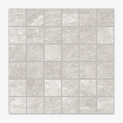 Rosetta Pearl Matte 2x2 Square Porcelain Mosaic