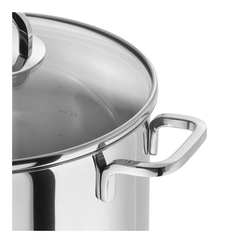 Ensemble de casseroles 9 pièces Quadro, acier inoxydable 18/10