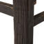 Fostoria Reclaimed Elm Wood Square Coffee Table, Black-114728485