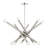Aufmann 12 - Light Dimmable Sputnik Modern Linear Chandelier