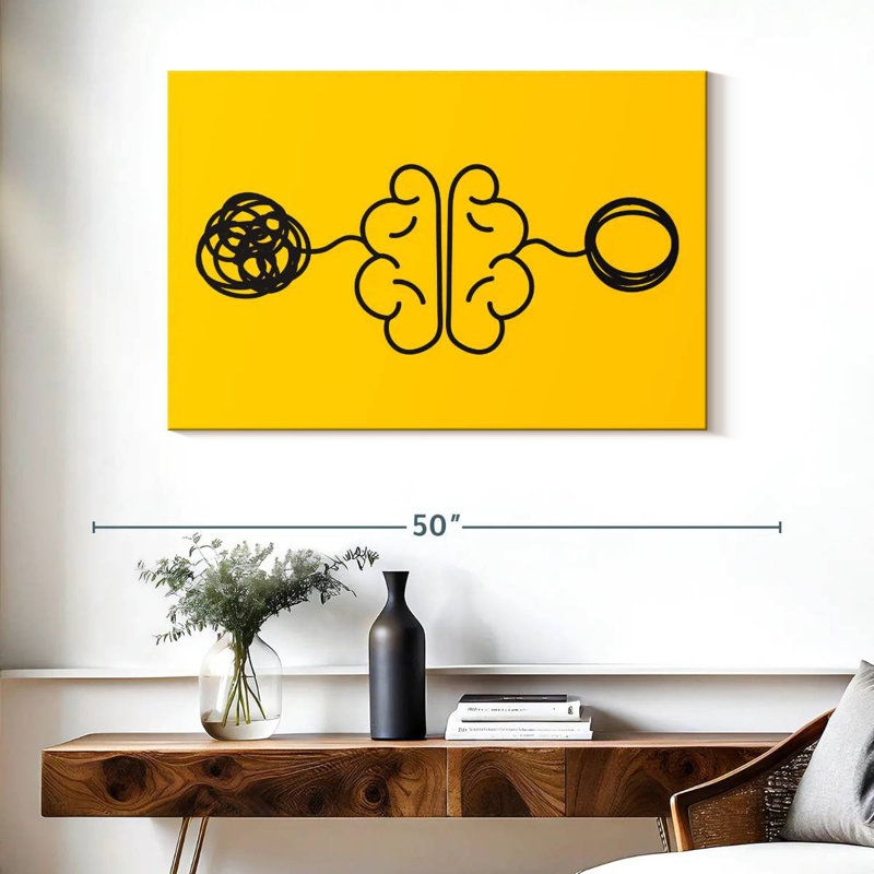 Alcaraz Untangle Your Thoughts, 26" H x 39" W