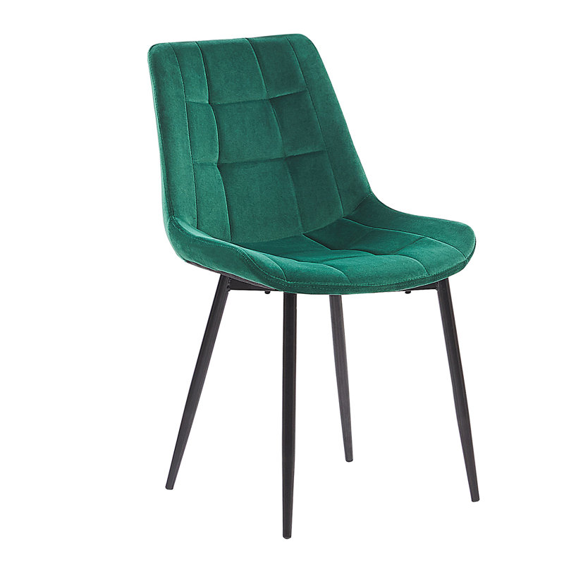 Angelisha Upholstered Side Chair, Green