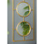Miroir mural 3 pièces dans un cadre rectangulaire doré, décoration murale pour le salon de la chambre à coucher, 43 po x 16 po