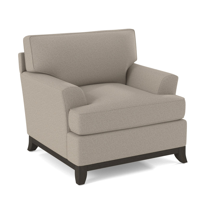 Oaks Way Armchair, Beige Performance Fabric; 0851-73, Sea Glass