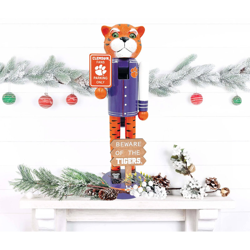 Casse-noisette 12 "NCAA College Spirit Beware, Clemson