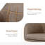 Upholstered Metal Upholstered Back Armchair-1157702063-1148483767