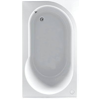 Delto 1550mm x 900mm Soaking Acrylic Bathtub