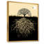 Silhouette d'arbre avec racines - art mural paysages-59708153-59708154