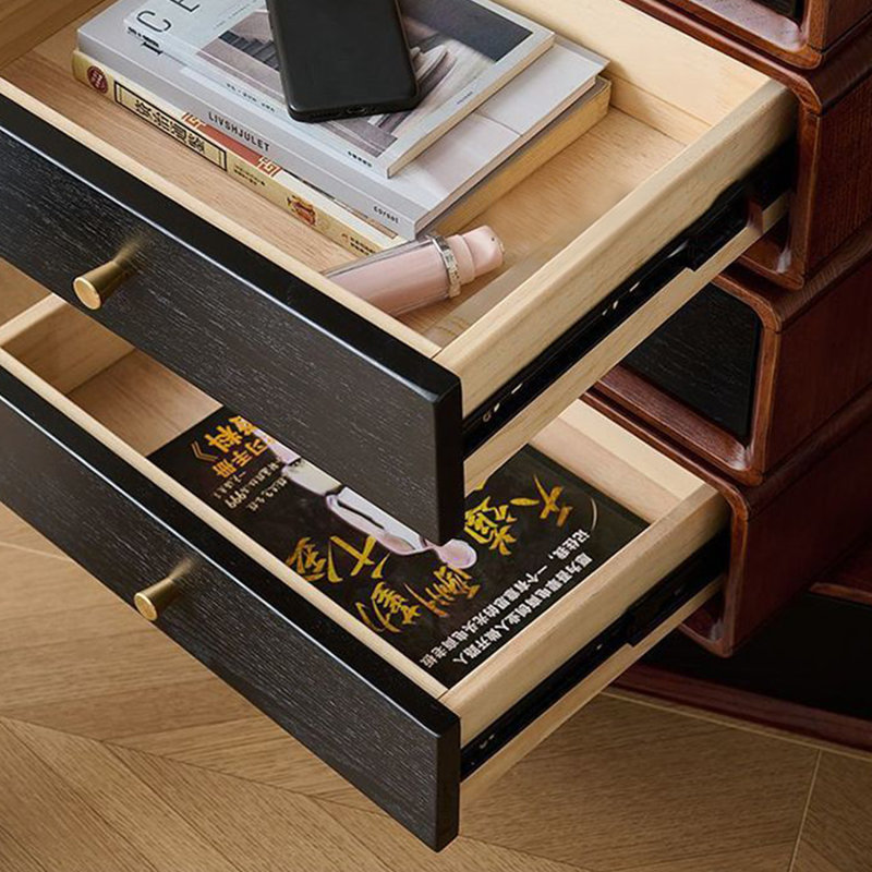 Rotating drawer storage cabinet