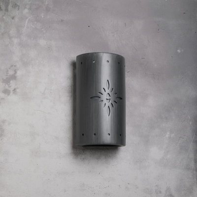 Ninamarie Ceramic Outdoor Wall Light, LED Bulb Included