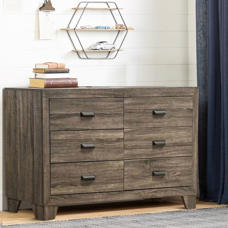 Commode double 6 tiroirs Louria