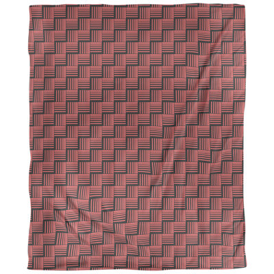 Tissu basketweave contrast