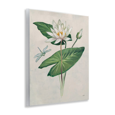  «Graceful Lily Pad», art mural sur plaque par Julia Purinton