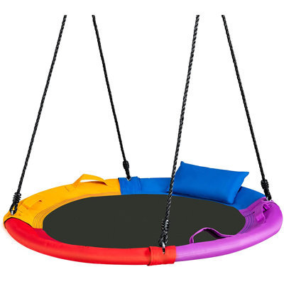 COSTWAY Plastic Swing Set with Swing(s)
