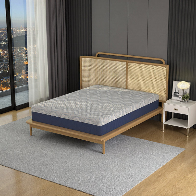 Matelas hybride simple de qualité supérieure de 10 pouces pour lit simple TG - mousse à mémoire de forme isotonique, support de bord et lit réglable compatible pour un confort ultime et un soulagement de la pression