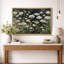 «White Wildflower Meadow», art du salon, impression sur toile encadrée-734293145-734293146