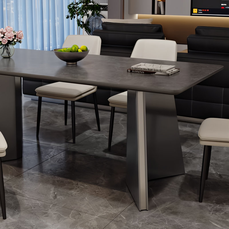 Table et chaise de salle à manger haut de gamme, H 29,5 po x L 62,9 po x l 35,4 po
