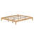 Bamboo Wood Platform Bed Frame-385186151