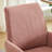 Pink Mid-Back Liftable Office Chair, Striped Fabric, Ergonomically Designed, Excellent Choice For Working Studying Or Relaxing, Mid-Back Design Provides Better Sitting Experience-428597997