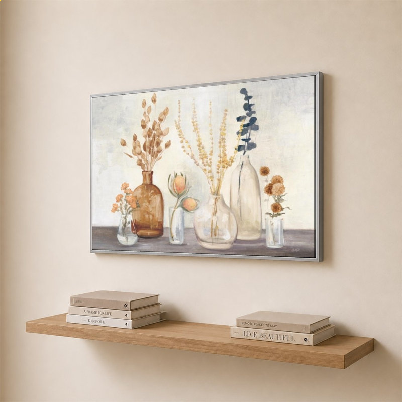 «Autumn Greenhouse I Amber» par Julia Purinton - Impression sur toile