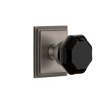 Grandeur Concealed Screw Mechanism Geometric Knob with Square Rosette