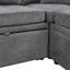 117.3" Oversized Sectional Sofa U- Shaped Sofa Couch Pull-Out Sofa Bed With Two Throw Pillows For Living Room-1693305508