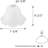 4.66 in. H Glass Novelty Lamp Shade