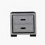 Table de chevet gris Isaiah