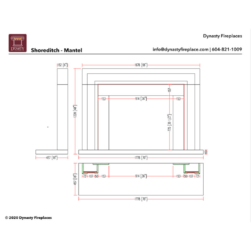 Shoreditch Stone Fireplace Mantel Surround