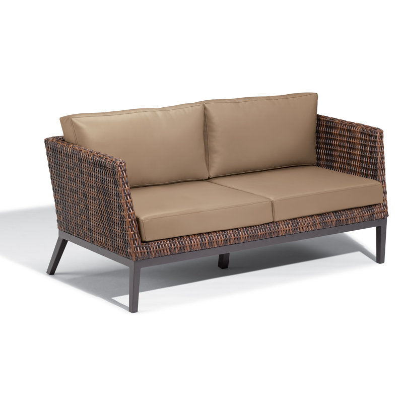 Salino Woven Sofa - Resin Wicker Sable, Truffle Nauticau