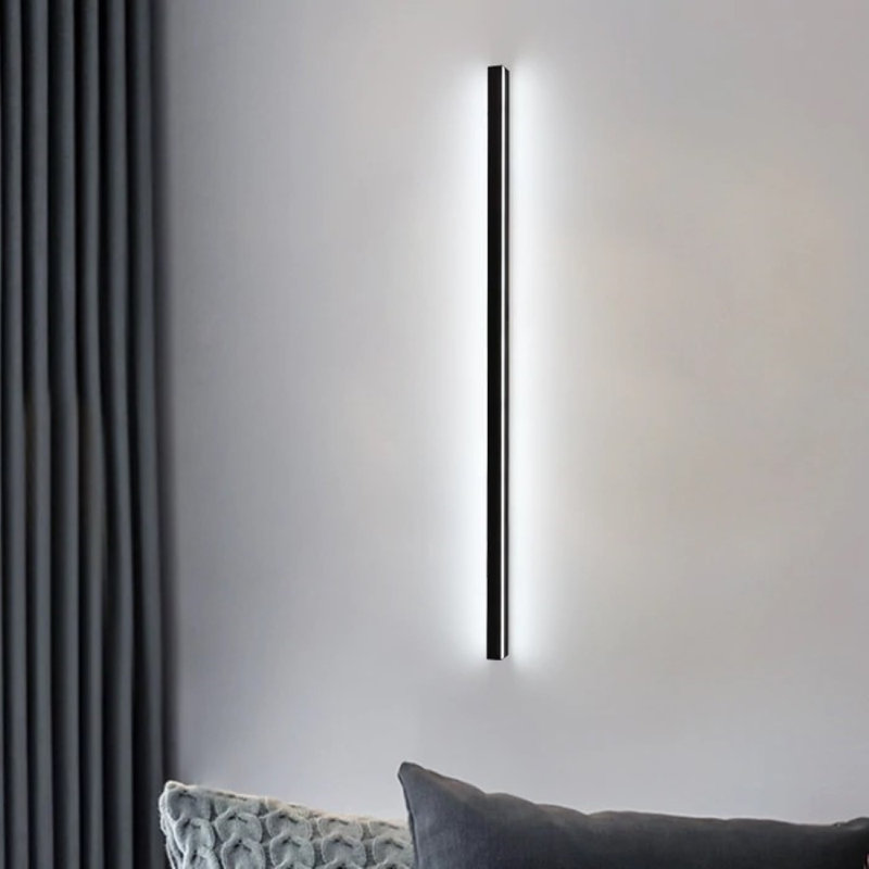 Minimalist Linear Wall Lamp (3 Temperature Dimmable), 40" H x 1.5" W x 1.5" D